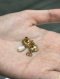 Dior D-MILLEFIORI PEARL EARRINGS GOLD