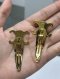 Celine HAIR CLIP LOGO GOLD 2022