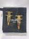 Celine HAIR CLIP LOGO GOLD 2022