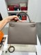 Hermes KELLY SELLIER 28 EPSOM ETAIN GHW STAMP Y