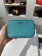 PRADA SAFFIANO MINI BOX CROSSBODY BAG BLUE