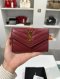 YSL CARD HOLDER GHW RED 2020