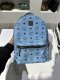 MCM SMALL BACKPACK BLUE 2016