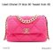 Chanel 19 TWEED PINK HOLO30551509 GHW
