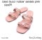 Gucci RUBBER SANDALS PINK SIZE39