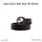 Gucci BELT SIZE 95 BROWN
