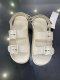 Gucci RUBBER SANDALS WHITE SIZE 37