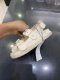 Gucci RUBBER SANDALS WHITE SIZE 37