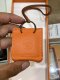 Hermes CHARM ORANGE SHOPPING BAG