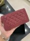 Chanel BI FOLD WALLET BURGUNDY CV GHW HOLO 26327042