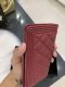 Chanel BI FOLD WALLET BURGUNDY CV GHW HOLO 26327042