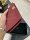 Chanel BI FOLD WALLET BURGUNDY CV GHW HOLO 26327042