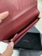 Chanel BI FOLD WALLET BURGUNDY CV GHW HOLO 26327042