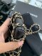 Chanel CLUTCH WITH CHAIN BLACK LAMB GHW HOLO 28750766