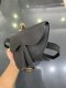 Dior DIOR SADDLE BELT BAG BLACK 2019 **