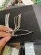 Prada CRYSTAL BRASS HAIR CLIP BLACK