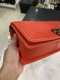 Chanel BOY 10" RED CHEVRON HOLO 20633425
