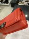 Chanel BOY 10" RED CHEVRON HOLO 20633425