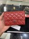 Chanel WALLET LAMB RED SHW HOLO20