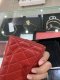 Chanel WALLET LAMB RED SHW HOLO20