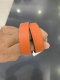 Hermes HERMES DOUBLE TOUR BRACELET SIZE T1 ORANGE STAMP X