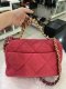 Chanel 19 TWEED PINK HOLO30551509 GHW