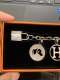 Hermes HERMES OLGA PALLADIUM CHARM SILVER
