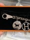 Hermes HERMES OLGA PALLADIUM CHARM SILVER
