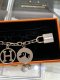 Hermes HERMES OLGA PALLADIUM CHARM SILVER