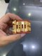 Hermes CDC BRACELET RED CROC GHW STAMP Q