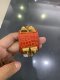 Hermes CDC BRACELET RED CROC GHW STAMP Q