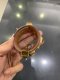 Hermes CDC BRACELET RED CROC GHW STAMP Q