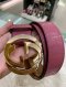 Gucci BELT GG PINK SIZE 95