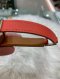Hermes RIVALE DOUBLE TOUR BRACELET RED PHW SIZE S STAMP T
