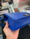 Chanel BOY 10" BLUE CHEVRON RHW HOLO 22