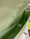 Chanel CLASSIC 10" LIGHT GREEN CAVIAR GHW MICROCHIP