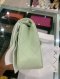 Chanel CLASSIC 10" LIGHT GREEN CAVIAR GHW MICROCHIP