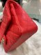 Chanel CLASSIC 10" RED CAVIAR GHW HOLO29
