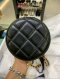 Chanel Vanity Case Black Lamb GHW Microchip