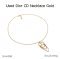 Dior CD NECKLACE GOLD