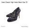 Chanel HIGH HEEL BLACK SIZE 39