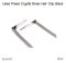 Prada CRYSTAL BRASS HAIR CLIP BLACK