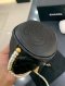 Chanel MINI DRAWSTRING BLACK CALF GHW HOLO 31