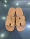 Hermes SANDALS GOLD SIZE 42