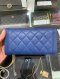 Chanel LONG WALLET NAVY HOLO 22785668