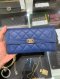 Chanel LONG WALLET NAVY HOLO 22785668