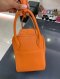 Hermes LINDY 30 ORANGE STAMP Q