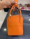 Hermes LINDY 30 ORANGE STAMP Q