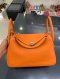 Hermes LINDY 30 ORANGE STAMP Q