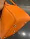 Hermes LINDY 30 ORANGE STAMP Q